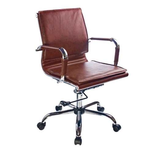 Кресло Бюрократ CH-993-Low/Brown коричневый, экокожа