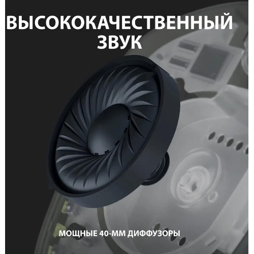 Гарнитура Logitech G435 чёрный/жёлтый, беспроводная, Bluetooth/USB, до 18 ч
