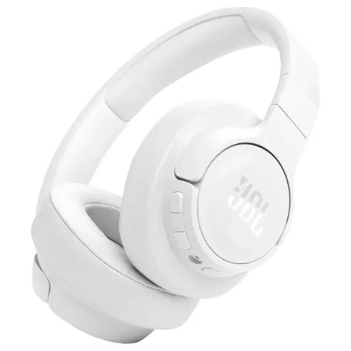 Беспроводные/проводные наушники JBL Tune 770NC белый, полноразмерные, Bluetooth + проводной, активное шумоподавление, до 70 ч