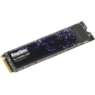 Накопитель SSD KingSpec NE-256, 256Gb, M.2 2280, PCIe 3.0 x4, NVMe, R/W 2000/1300