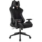 Кресло Бюрократ VIKING 4 AERO BLACK EDITION черный, экокожа, 120 кг, механизм качания