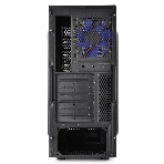 Компьютерный корпус Deepcool TESSERACT BF (one black fan) без БП, черный, ATX