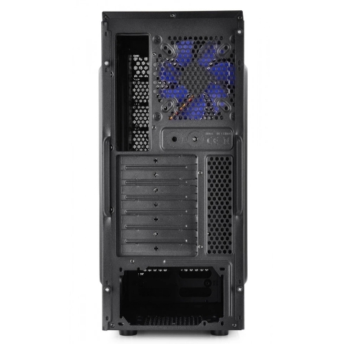 Компьютерный корпус Deepcool TESSERACT BF (one black fan) без БП, черный, ATX