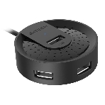 Разветвитель USB 2.0 A4Tech HUB-20 4порт. черный