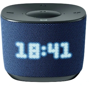 Умная колонка Sber Boom Home, 8Вт, с экраном, 1 динамик, часы, мультирум, TWS, Zigbee хаб, Wi-Fi, Bluetooth 5.0, Zigbee, Салют, морской