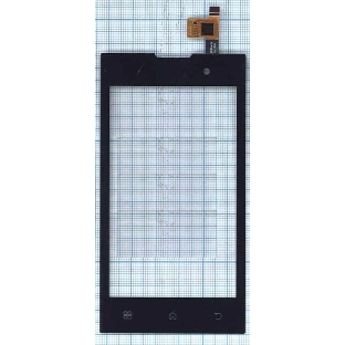 Сенсорное стекло (тачскрин) для ZTE V815W v2, черное
