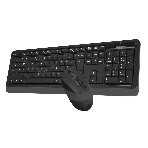 Комплект клавиатура+мышь A4Tech FStyler FG1010S беспроводной, USB, 2000 DPI, чёрный/серый
