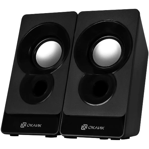 Акустическая система Oklick OK-165 2.0 черный 6Вт