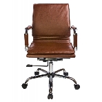 Кресло Бюрократ CH-993-Low/Brown коричневый, экокожа