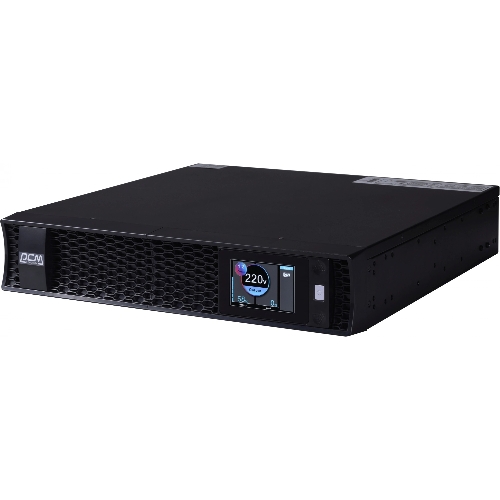 Источник бесперебойного питания Powercom Next, On-Line, 1000VA/1000W, Rack/Tower, 8*IEC320-C13, LCD, Serial+USB, SmartSlot, подкл. доп. Бат.