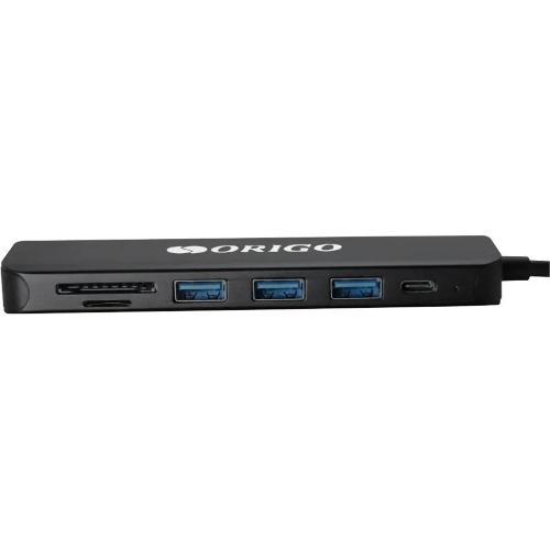 USB-концентратор ORIGO OU3340PD, USB-C, 3xUSB 3.0/USB Type-C/PD 3.0/HDMI/SD/TF/microSD, USB Type-C