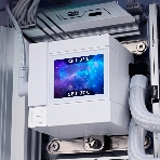 Система жидкостного охлаждения Thermalright Core Matrix 240 Vision (240мм, LED, White, ARGB/Fans: 2x120мм, 68.9CFM, 28.2dBA, 2000RPM/Pump height 64.4мм, Rad thickness 27мм/S: 1700, 1200, 1851, 115X, AM5, AM4)