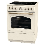 Плита электрическая Gorenje GECS6B70CLI бежевая, конфорок 4 электрических, духовка 71 л, 60 см x 85 см x 60 см