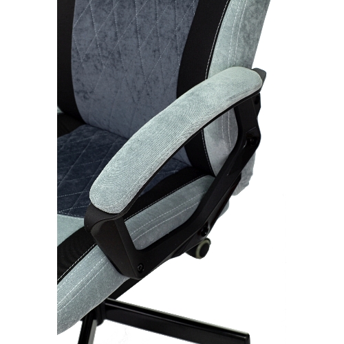 Кресло Бюрократ VIKING 6 KNIGHT BL FABRIC синий, ткань, 120 кг, механизм качания