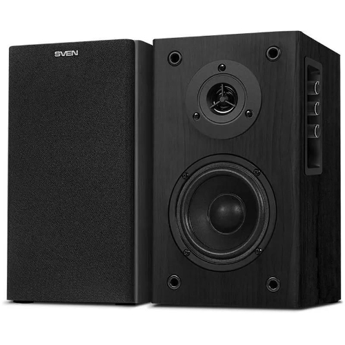 Акустическая система SVEN SPS-614 2.0 (2x20W, Bluetooth, дерево, black)