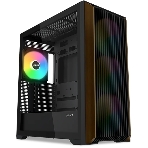 Корпус SAMA Z60, Midi-Tower, чёрный, 4 x 140 мм