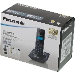 Телефон беспроводной (DECT) Panasonic KX-TG1711RUB черный АОН, Caller ID,12 мелодий звонка,подсветка дисплея,поиск трубки