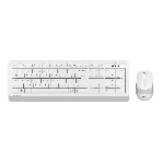 Комплект клавиатура+мышь A4Tech FStyler FG1010S беспроводной, USB, 2000 DPI, белый/серый