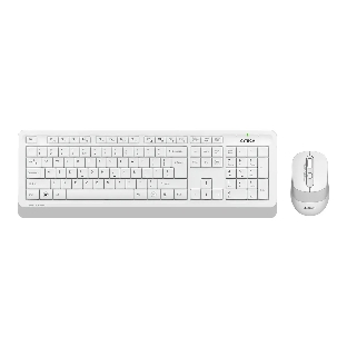 Комплект клавиатура+мышь A4Tech FStyler FG1010S беспроводной, USB, 2000 DPI, белый/серый