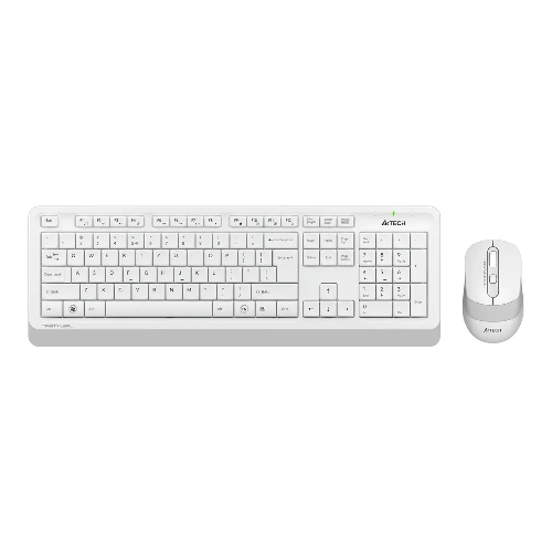 Комплект клавиатура+мышь A4Tech FStyler FG1010S беспроводной, USB, 2000 DPI, белый/серый