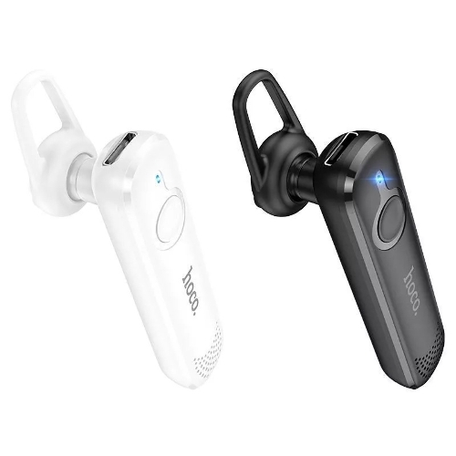 Моно-гарнитура Hoco E63 черный, внутриканальный (моно), Bluetooth, заушное крепление, до 10 ч