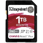 Флеш карта SDXC Kingston SDR2V6/1Tb Canvas React Plus w/o adapter 1Tb