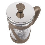 Френч-пресс Rondell Impressia Bronze RDS-1234, 0.6л, бронзовый