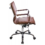 Кресло Бюрократ CH-993-Low/Brown коричневый, экокожа