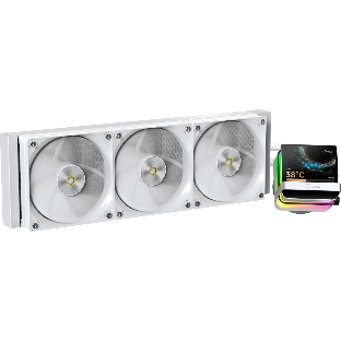 Система жидкостного охлаждения Ocypus Sigma L36 PRO WH IPS Display/ white/ 310W/ All Intel/ AMD AM* / Screws