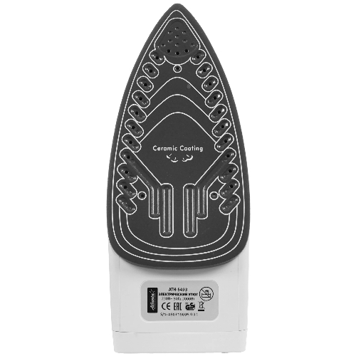 Утюг Atlanta ATH-5493 черный/белый/красный, 2000 Вт, 32 г/мин, 86 г/мин, 200 мл