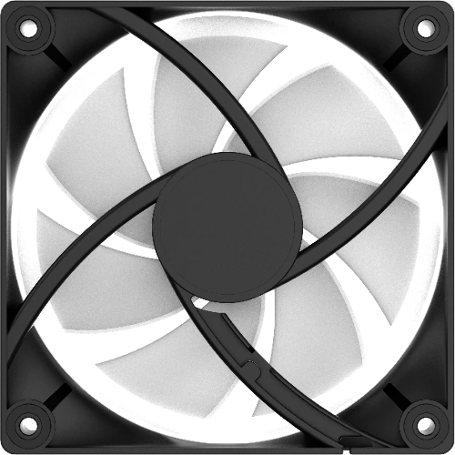 Вентилятор для корпуса Ocypus Delta F12 BK, 120x120x25мм, 4-PIN PWM, 500-2000 RPM, 29 DBA MAX, HYDRO BEARING