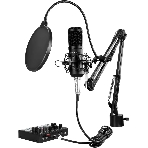 Микрофон проводной Оклик SM-600G 2.5м черный