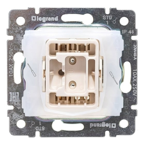 Выключатель Legrand Valena 10A, IP44, слоновая кость, 774101