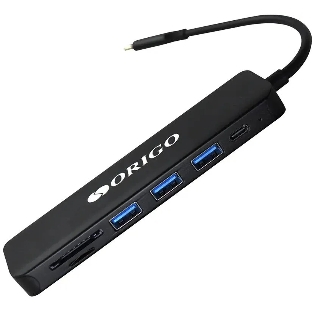 USB-концентратор ORIGO OU3340PD, USB-C, 3xUSB 3.0/USB Type-C/PD 3.0/HDMI/SD/TF/microSD, USB Type-C