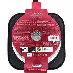 Сковорода-гриль Rondell Ginger RDA-1531 квадратная 26 см, покрытие: антипригарное ручка несъемная (без крышки) черный