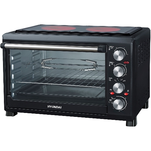 Мини-печь Hyundai MIO-HY086 38 л, 1600 Вт, черный