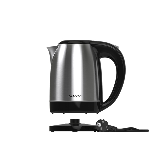 Чайник электрический Maxvi KE1721S silver-black
