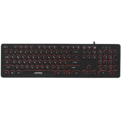 Клавиатура проводная с подсветкой Smartbuy ONE 328 USB Black SBK-328U-K