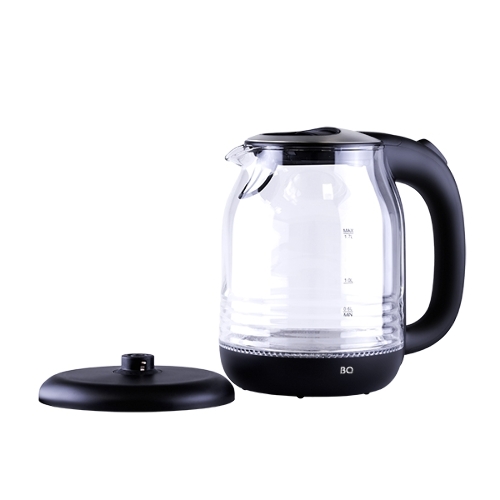 Чайник электрический BQ KT1833G черный/стальной, 2200 Вт, 1.7 л