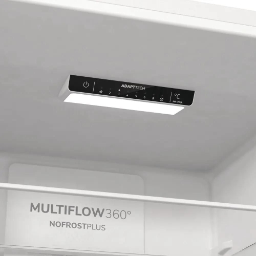 Холодильник Gorenje NRK6201PW4 белый двухкамерный 235/96л морозилка снизу, No Frost