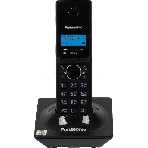 Телефон беспроводной (DECT) Panasonic KX-TG1711RUB черный АОН, Caller ID,12 мелодий звонка,подсветка дисплея,поиск трубки