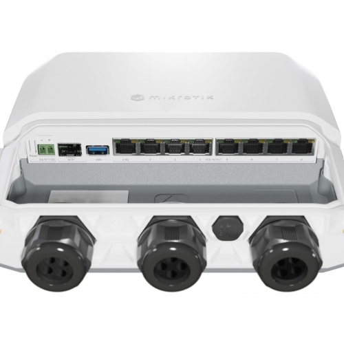 Маршрутизатор/RB5009UPr+S+OUT Wired router 2.5 Gigabit Ethernet, Gigabit Ethernet White