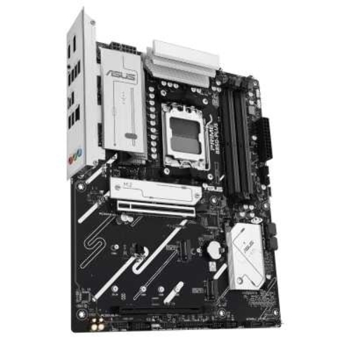 Материнская плата ASUS PRIME B850-PLUS, AM5, AMD B850, 4xDDR5, 4xSATA, 3xM.2, 1xPCIe 5.0 x16, 1xPCIe 4.0 x16, 1xDP, 1xHDMI, 1x2.5Gb LAN, 4xUSB-A 10Gbps, 1xUSB-C 10Gbps, 2xUSB-A 5Gbps, 2xUSB-A 2.0, 3x3.5 мм, 7.1, ATX