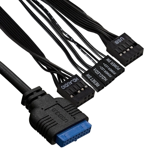 Компьютерный корпус Desktop ExeGate MI-301U-300 (mATX/mini-ITX, 1U-F300S 4см, 1*USB+1*USB 3.0, аудио, черный)