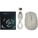 Мышь беспроводная Raskat M007WB белый, 2400 dpi, радиоканал, Bluetooth, USB, кнопки - 6