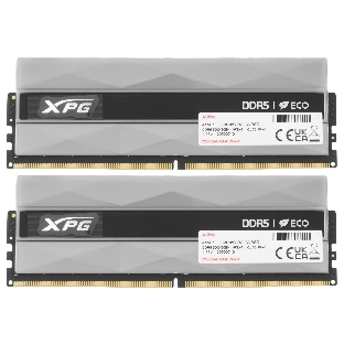 Оперативная память XPG Lancer, DDR5, 32GB (2x16GB), 6000MHz, CL30, DIMM, с радиаторами, RGB, серебристый