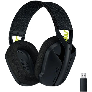 Гарнитура Logitech G435 чёрный/жёлтый, беспроводная, Bluetooth/USB, до 18 ч