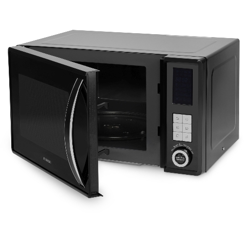Микроволновая печь Hyundai HYM-D3009 черный, 23 л, 800 Вт, переключатели - кнопки, поворотный механизм
