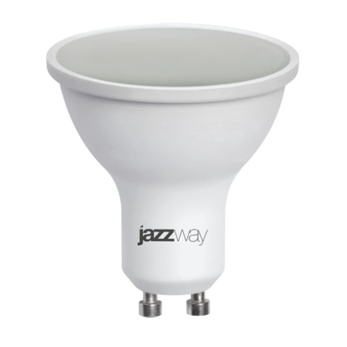 Лампа светодиодная JazzWay PLED-SP 7Вт 3000К теплый белый GU10 520лм 230В