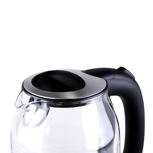 Чайник электрический BQ KT1833G черный/стальной, 2200 Вт, 1.7 л